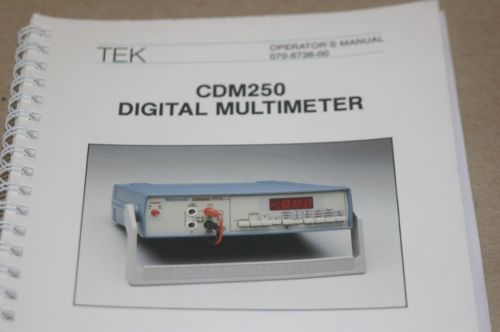 Digital multimeter operator's manual